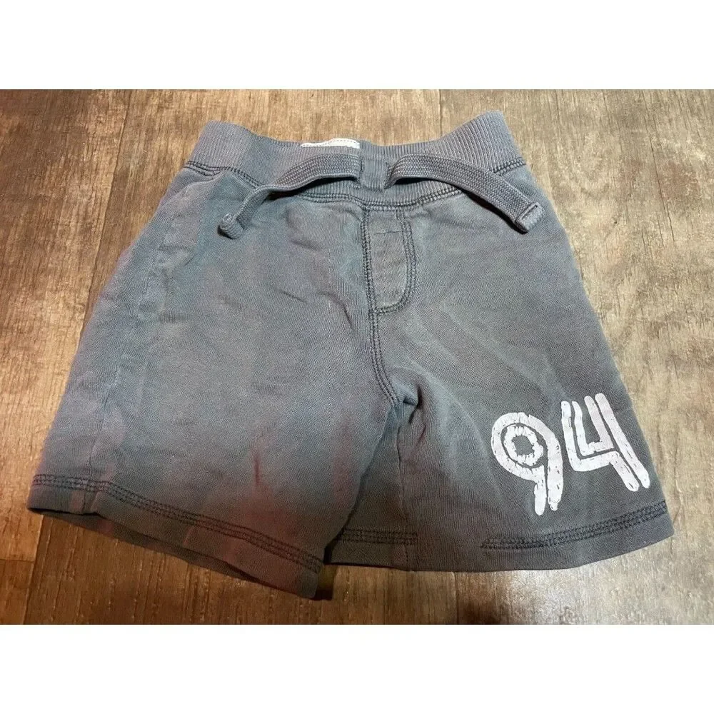 Old Navy Shorts Toddler Boys Size 18 - 24 M Months Gray 94 Draw String